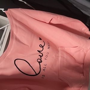 Off the shoulder sweatshirt